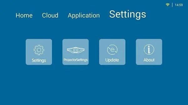 Wipao S3 Android Projector Settings