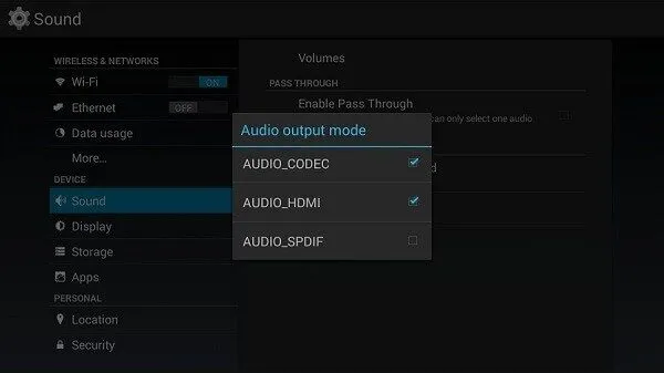 Wipao S3 Android Projector sound Outputs