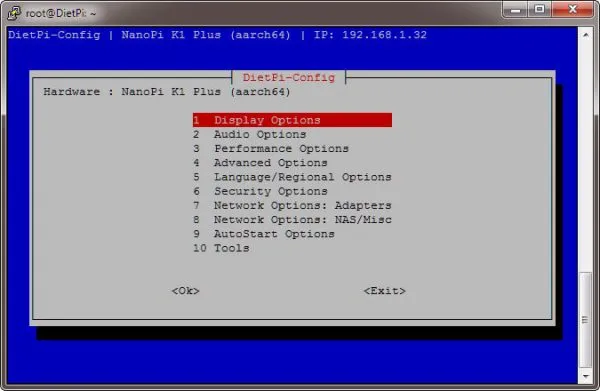 NanoPi K1 Plus DietPi 03