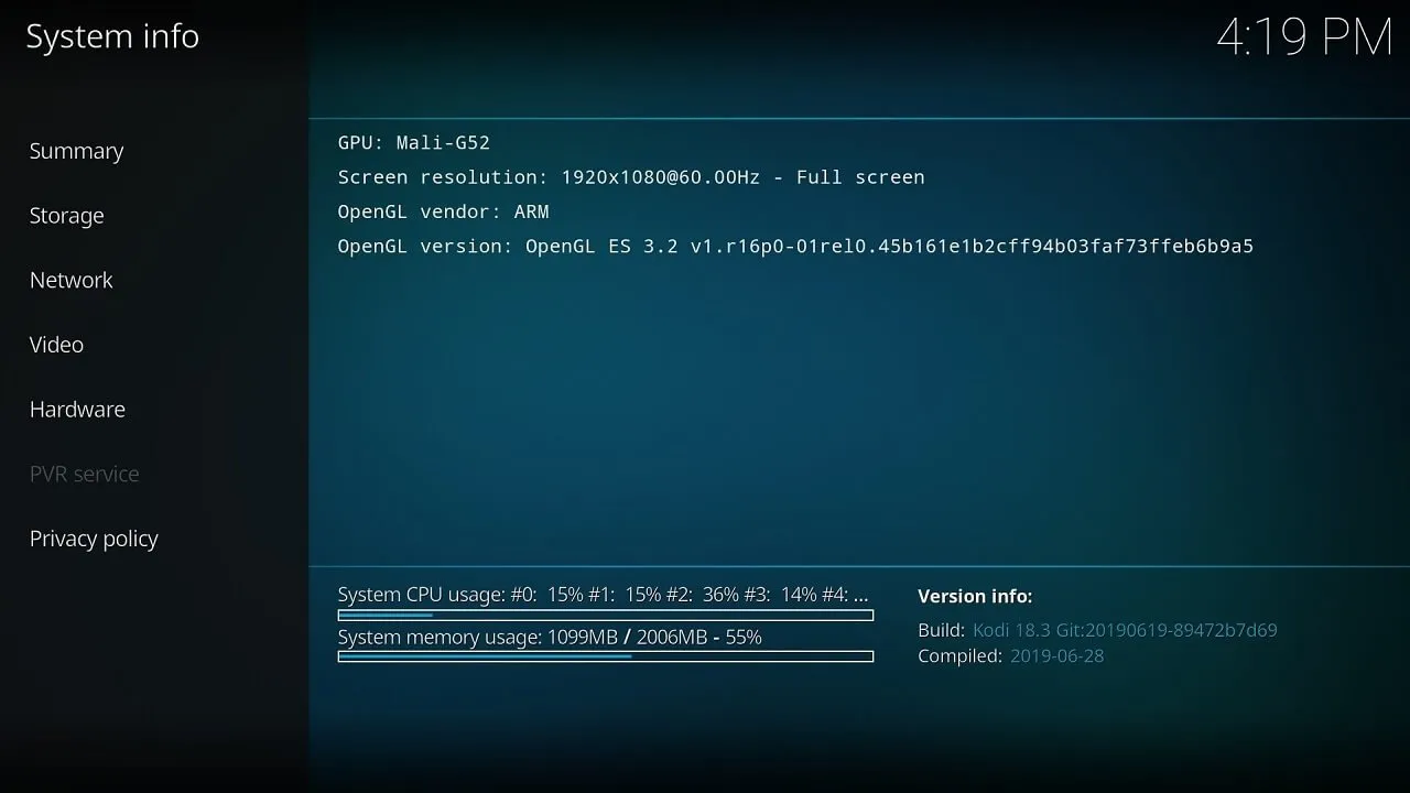 Ugoos Am6 Kodi Video
