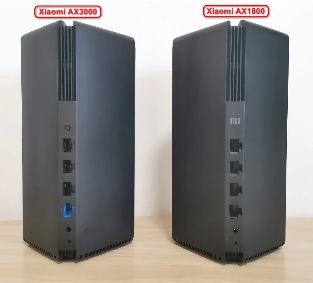 Xiaomi Ax1800 Ax3000 Compare