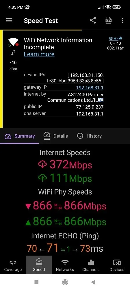 Xiaomi Mi Ax1800 Test 3