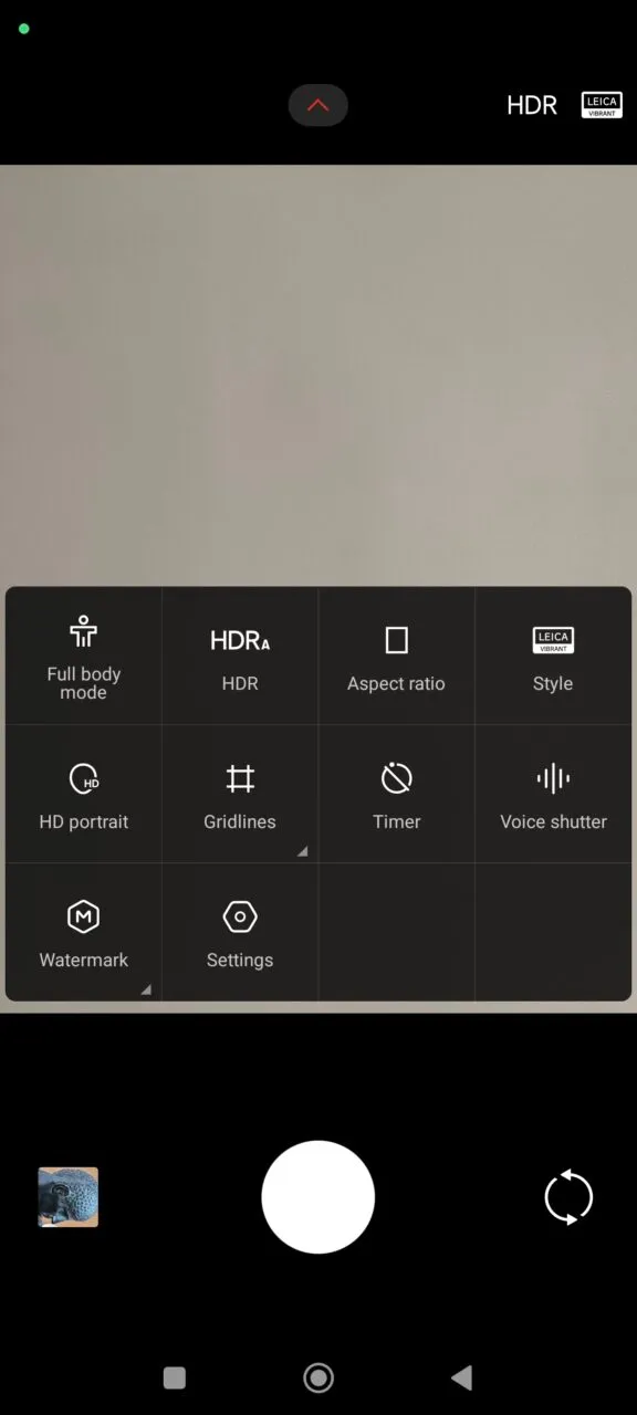 13T Camera Settings 3