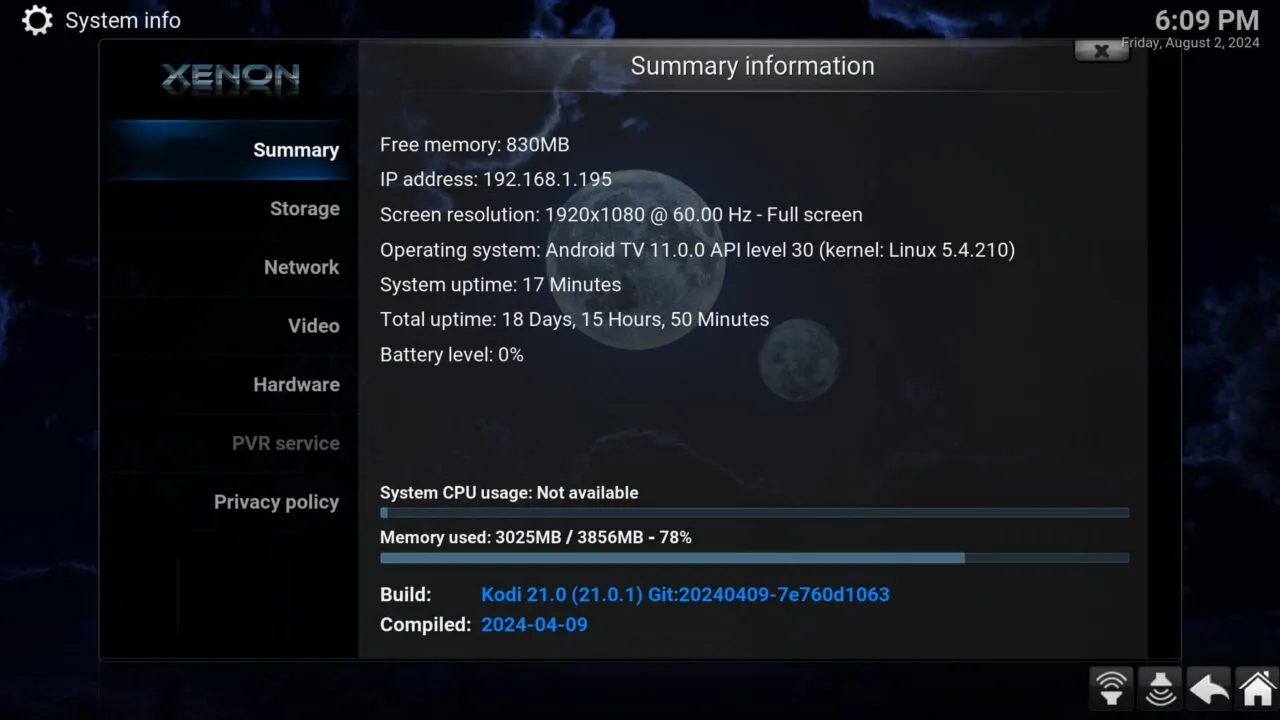 SK1 Kodi Diggz Xenon 8
