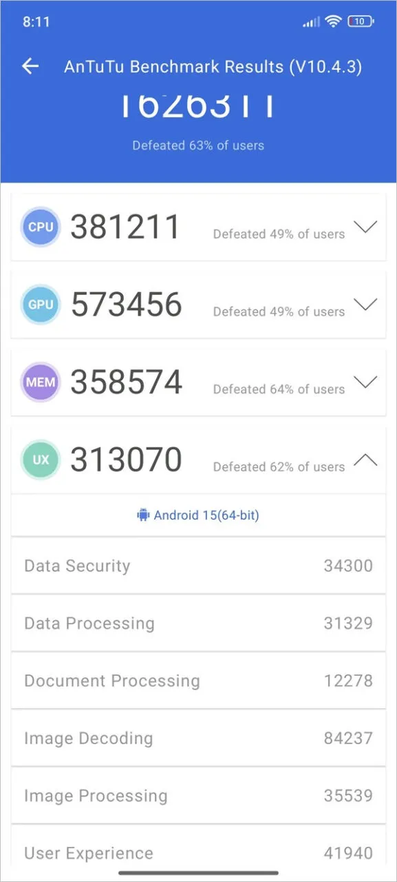 Poco X7 Pro AnTuTu 6
