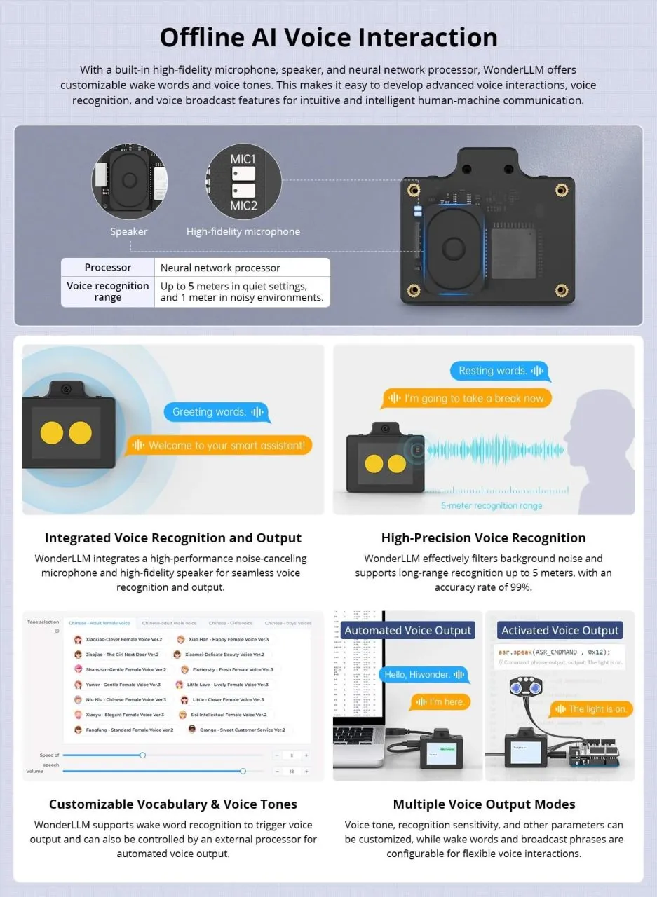 WonderLLM Voice Features