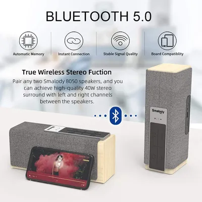 Smalody Bluetooth Speaker Features