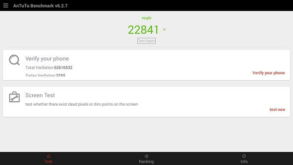 Wipao S3 Android Projector antutu 1 Wipao S3 Android Projector antutu 1