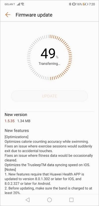 Honor Band 3 Firmware Updating 2 Honor Band 3 Firmware Updating 2