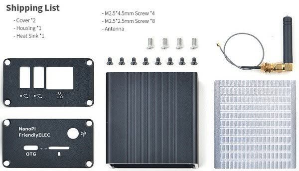 NanoPi / NEO Plus2: Ultra Small Compact Metal Case - nanopi-neoplus2-metal-case