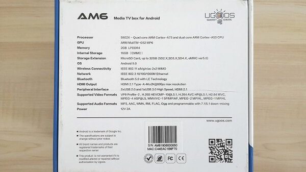 Ugoos AM6 Box P7 Ugoos AM6 Box P7
