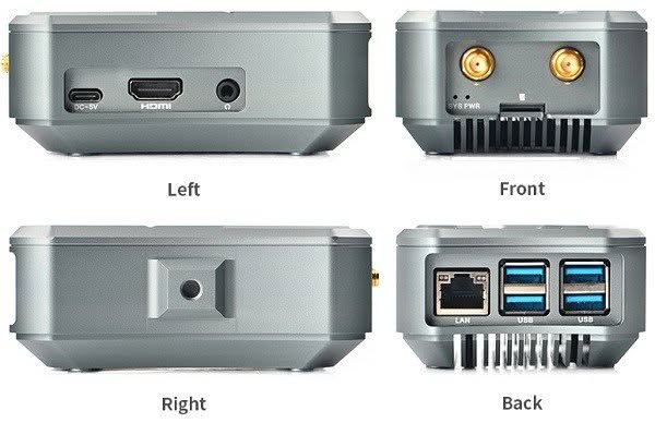 NanoPi M4 Gets a Highly Effective Metal Case w/Cooling Fan - nanopi-m4-metal-case