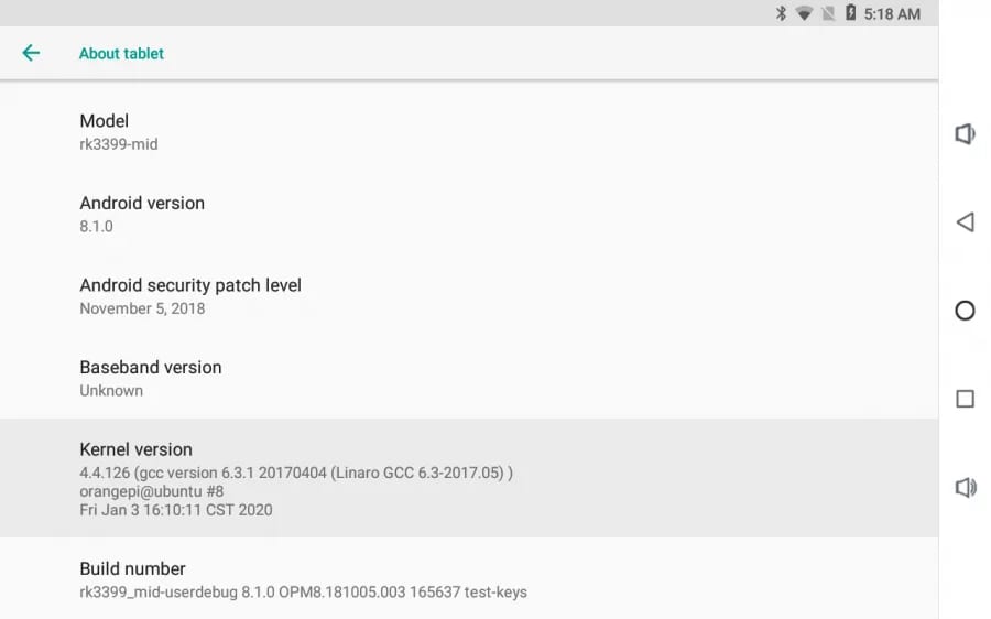 Orange PI 4B Android P3 Orange PI 4B Android P3