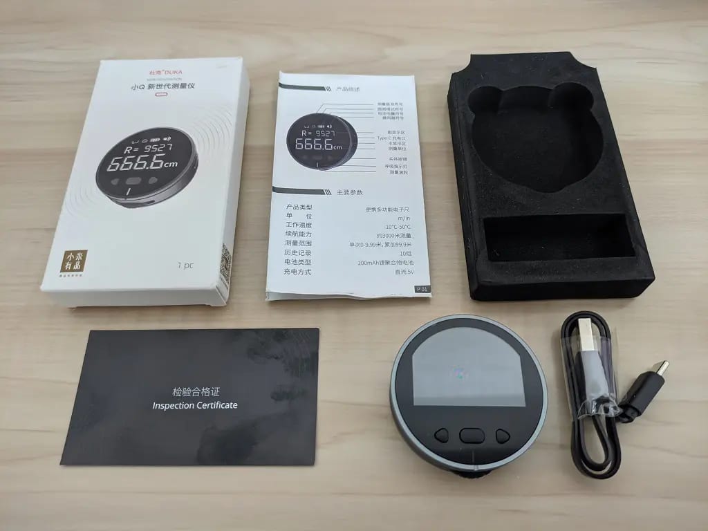 Duka Electronic Measuring Tape Unbox 1