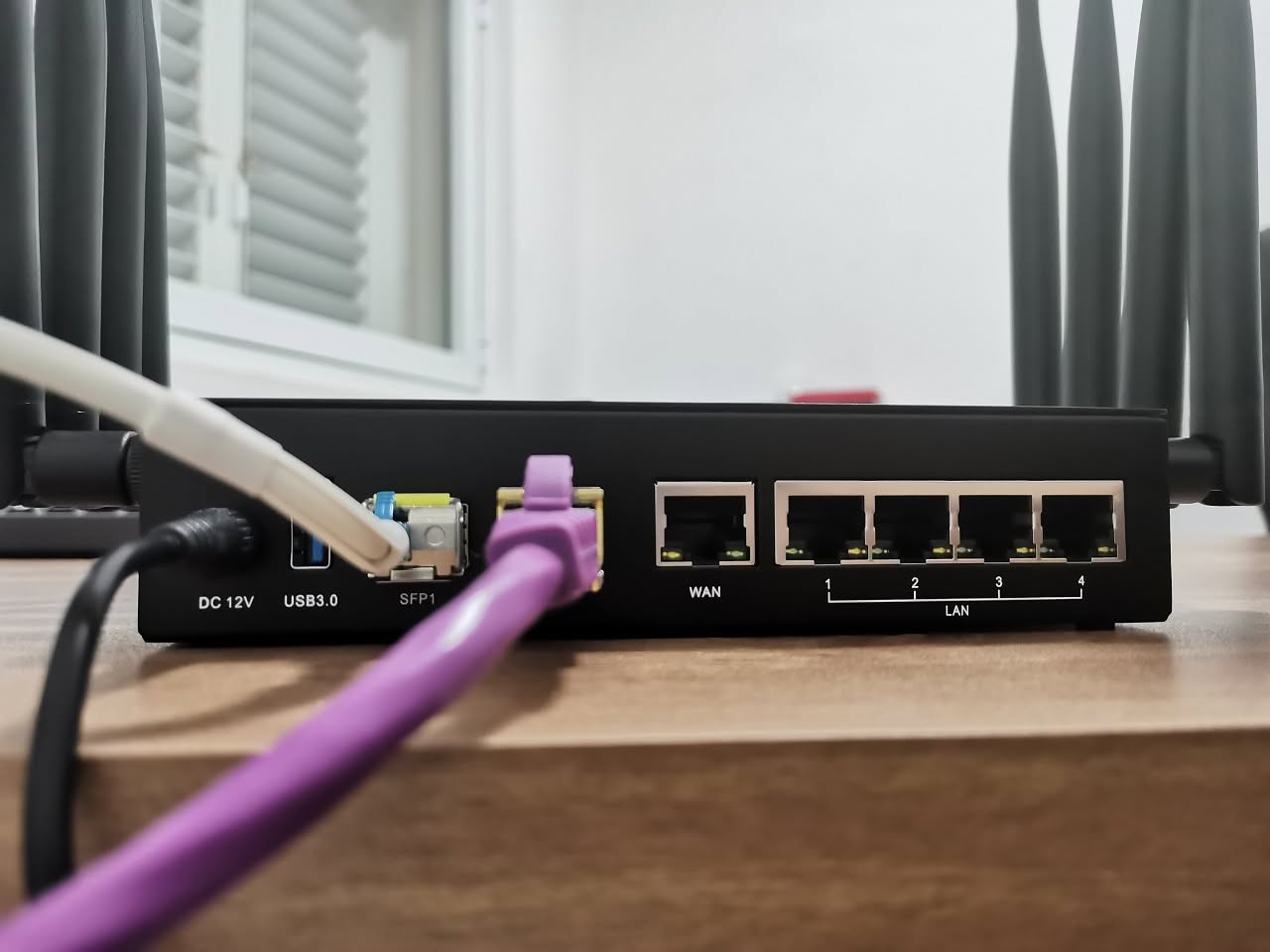 Banana Pi R3 Sfp Rj45 Test4
