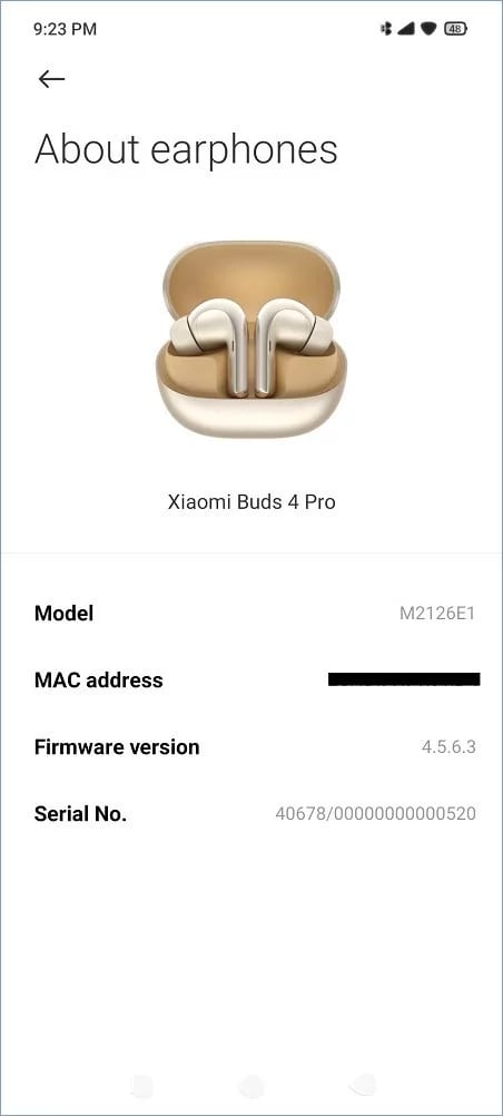 Xiaomi Buds App 5