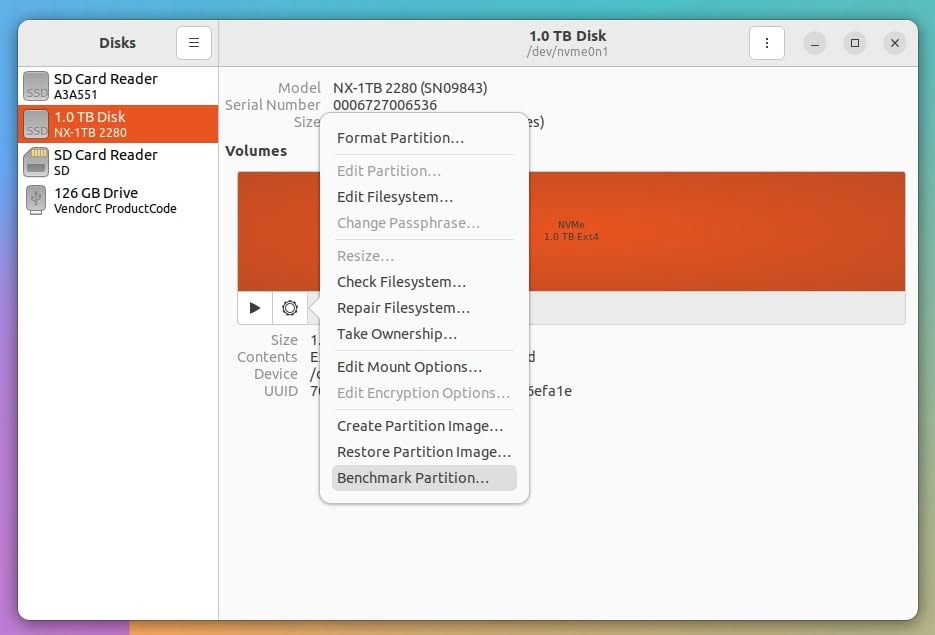 Orange Pi 4 NVMe Test 5
