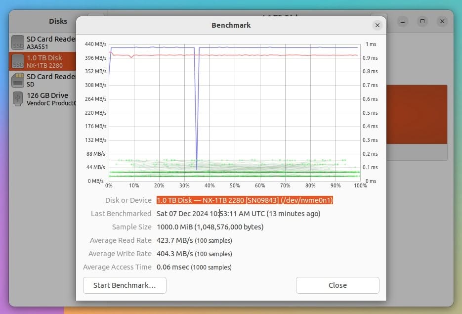 Orange Pi 4 NVMe Test 7