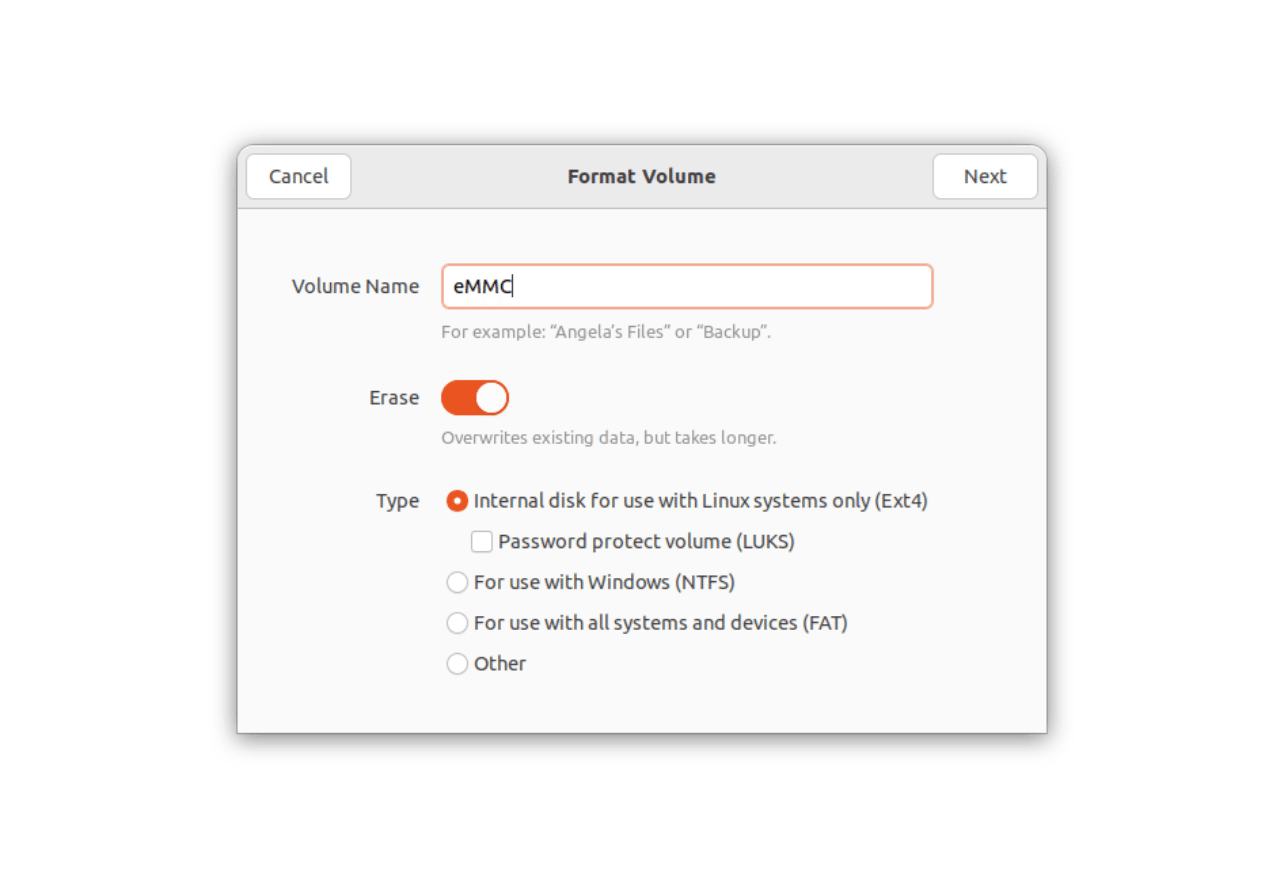 Orange Pi 4A MMC Test 2