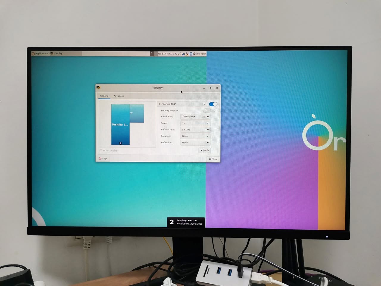DFR Flexible Display OPi Zero W3 4