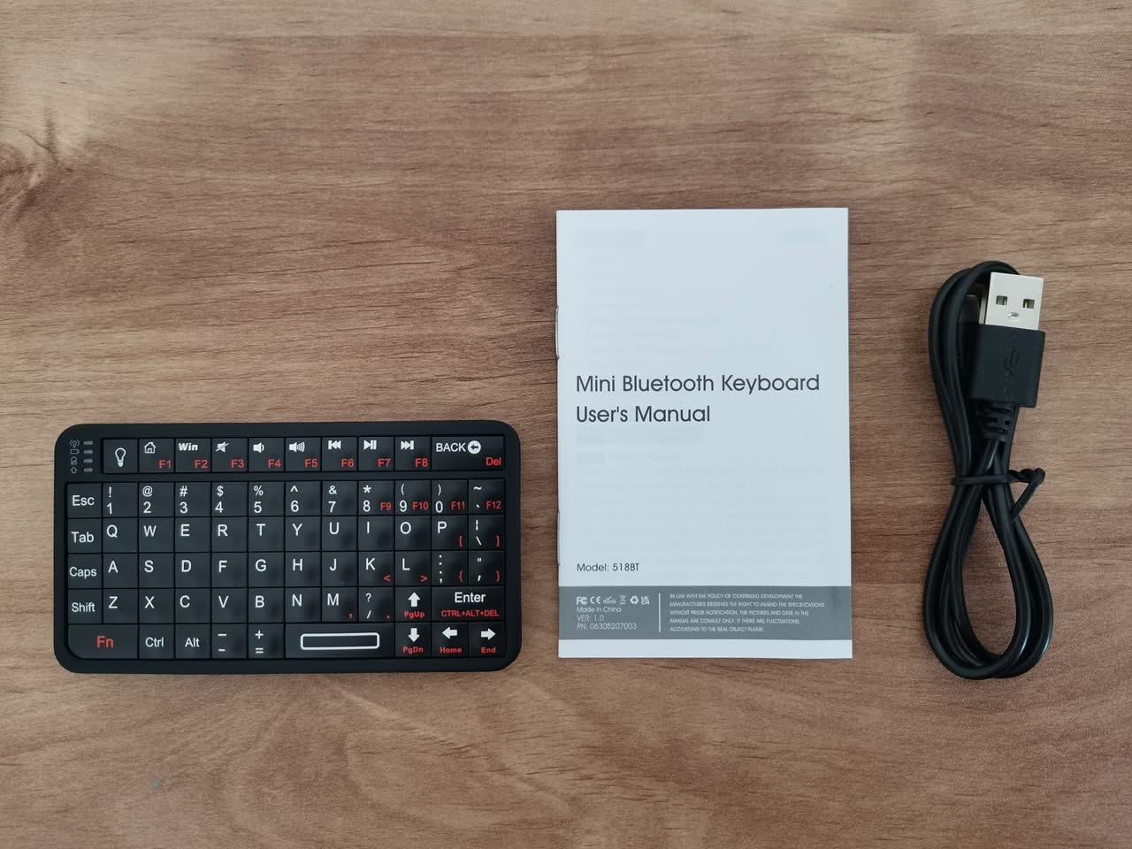 518BT Keyboard Items