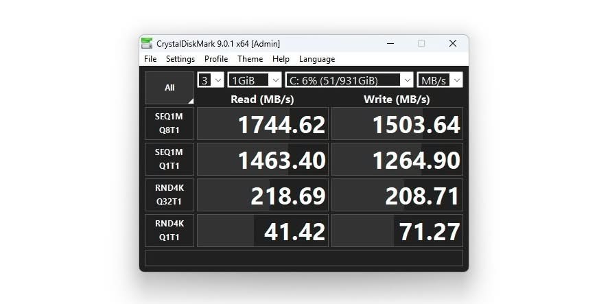 NestDisk NVMe Benchmark
